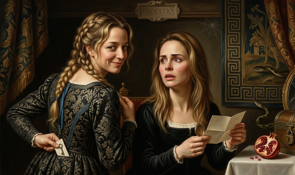 Imagem que ilustra a traição de samira a ana paula